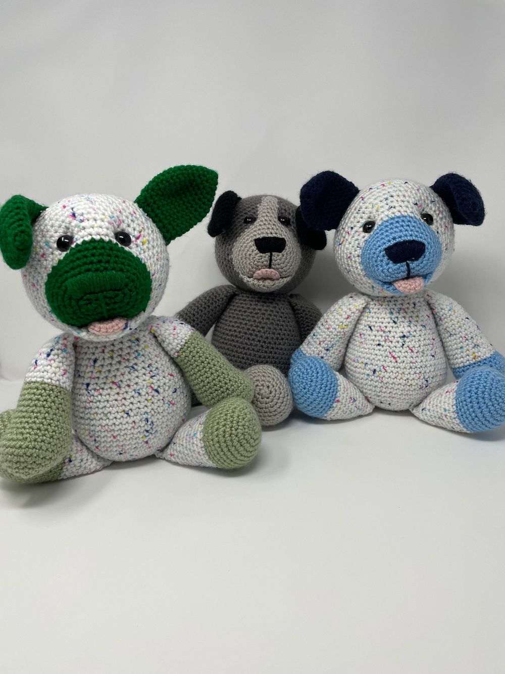 Stuffed crochet dog