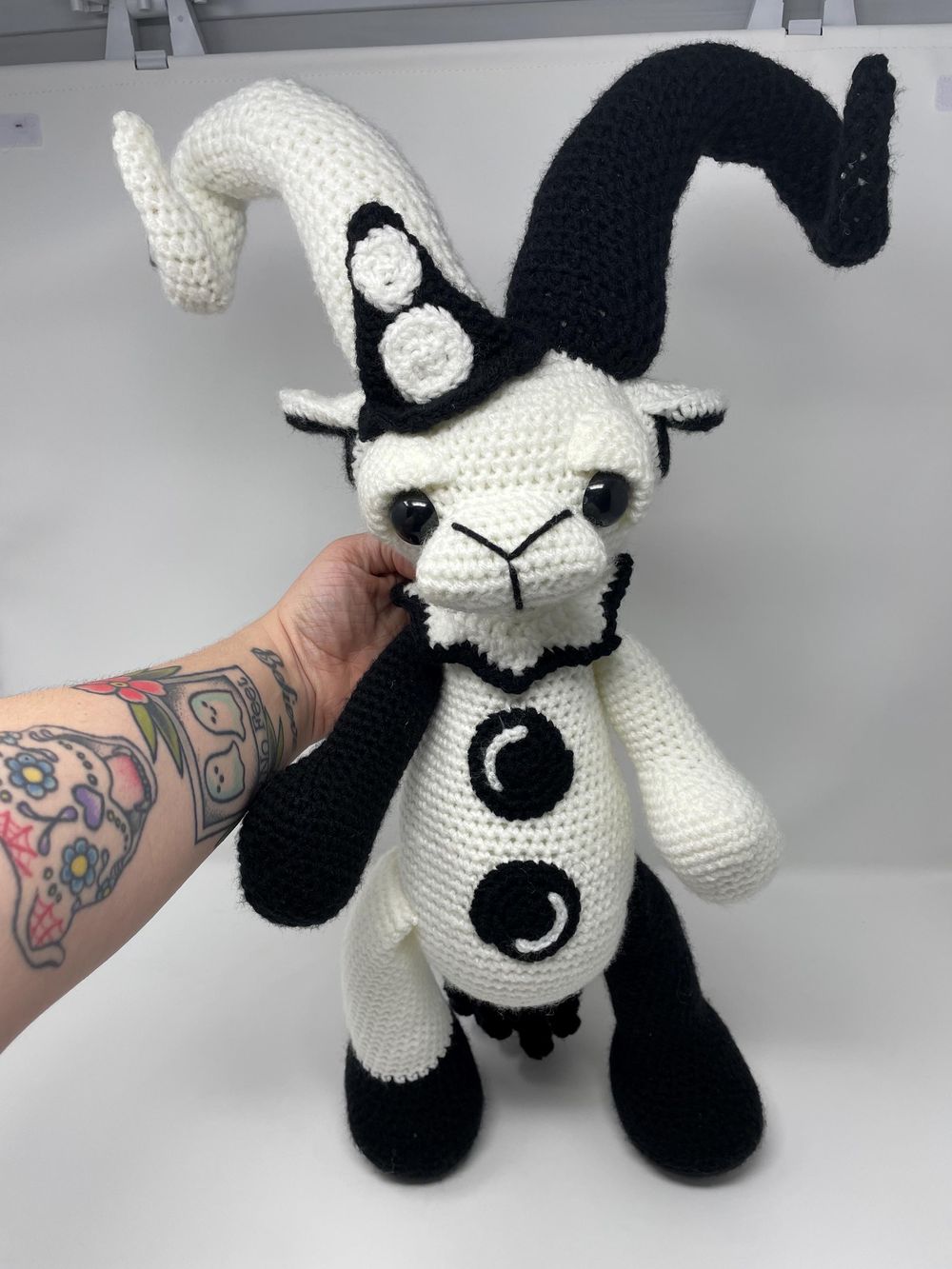 Black and White Clown Goat